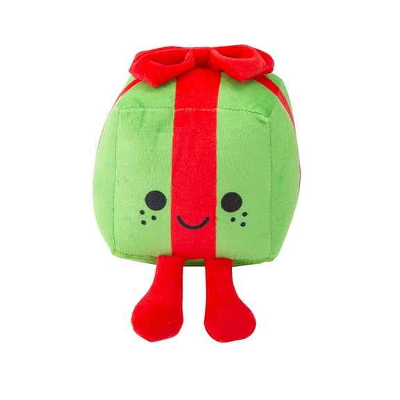 Fun Express 4" Mini Christmas Red & Green Stuffed Present Character with Legs - 12Pieces