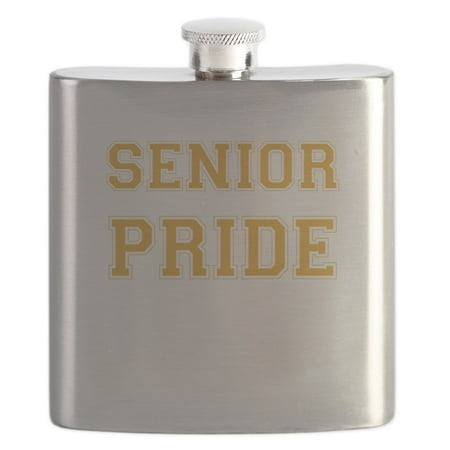 

CafePress - Senior Pride Flask - Stainless Steel Flask 6oz Drinking Flask