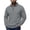 Gray, variant on SYwaren Men's Quarter Zip Pullover Sweatshirt Mock Neck Long Sleeve Solid Color