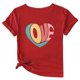 thumbnail image 1 of Camisetas de Manga Corta para Mujeres, Camiseta de Cuello Redondo Impresa de Moda, Primavera Y Verano Casual, 1 of 1