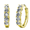 Yellow Gold, variant on Cate & Chloe Bethany 18k White Gold Plated 15mm Hoop Earrings with Swarovski Crystals for Women