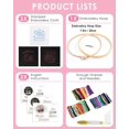 thumbnail image 2 of Set de bordado navideño TINDTOP Art & Craft Kit, aro de 20 cm, 2 of 7