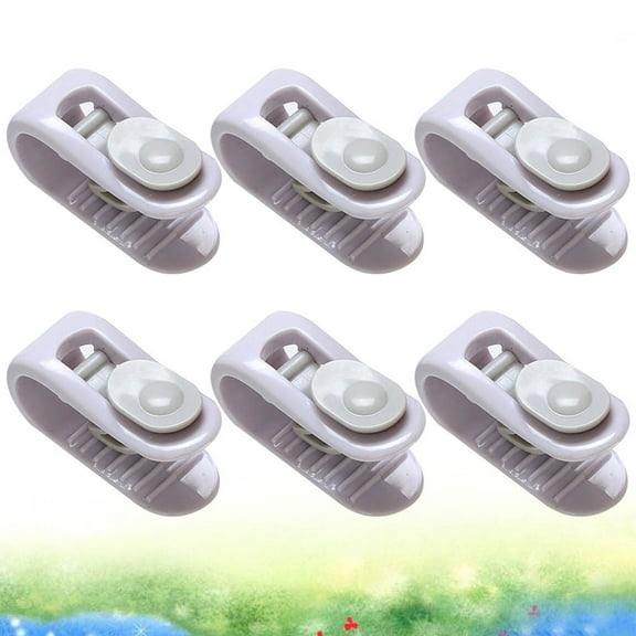 Soimiss 1Set Quilt Holder for Bed Sheet Clip Non Slip Quilt Fixator in Purple