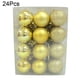 thumbnail image 2 of Farfi 24 unids 3 cm de plástico bolas de navidad bolas adornos caseros colgando ornamentos Farfi 21037152, 2 of 6