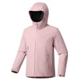 thumbnail image 2 of WTOBBY Women's Loose Fit Solid Color Windproof Waterproof Casual Jacket for Outdoor Adventures, Fashionable and Comfortable for Daily Use,Pink S, 2 of 8