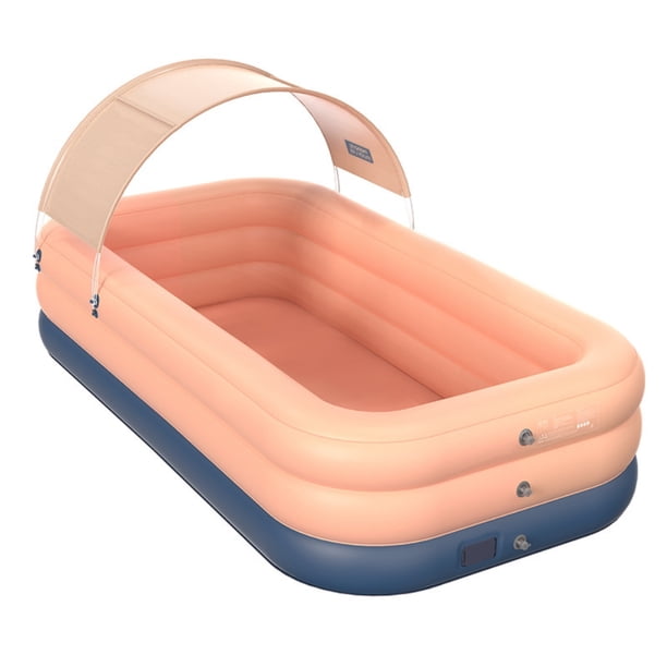 Con Refugio Solar, Piscina Inflable De Pvc Para Jardín, Patio Trasero, Fiesta Acuática De Verano Al Aire Libre Yuarrent HA044066-02