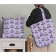 thumbnail image 5 of Soimoi Purple Heavy Canvas Fabric I Love London Text Decor Fabric Printed Yard 58 Inch Wide, 5 of 5