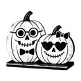 thumbnail image 2 of PoyoKee Ghost Reading Halloween Decorations, Ghost Reading Book Shelf Decor Spooky & Cute Stuff, Wooden Halloween Decor for Indoor Bedroom Fireplace, 2 of 7