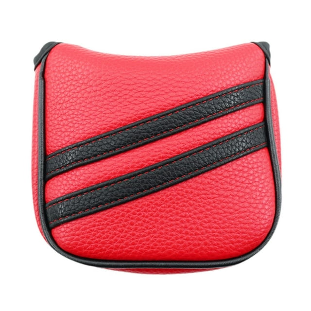 pitrice Couvre-Maillet de Golf pour Extérieur, Mode, Adultes, Couvre-Chef de Maillet de Golf Vert Rouge 14x13 cm