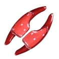 thumbnail image 3 of Par de paletas de cambio de volante de fibra de carbono color rojo para Chevrolet Camaro 2016-2022, 3 of 4