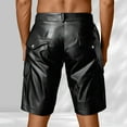 thumbnail image 4 of Men's Casual High-Waisted Shorts with Button Detail for Everyday Wear Comfortable Lightweight Design for Summer Activities, 4 of 7