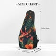 thumbnail image 3 of ZICANCN Crossbody Sling Bags for Women Men,Tropical Flower Seamless Pattern Casual Shoulder Backpacks for Hiking Daypacks, 3 of 9