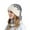 White, variant on AWZXDE Winter Solid Color Knit Hat Scarf Two-Piece Set Women Cold Weather Warm Knit Hat Ear Cover Hood Wool Hat for Winter Fashion Pink