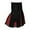 Red, variant on RUTAYY Women Men's Scottish Festival Fashion Scottish Style Plaid Color Contrasting Pocket Pleated Skirt Solid Color Smocked Boho Pleated Skirts