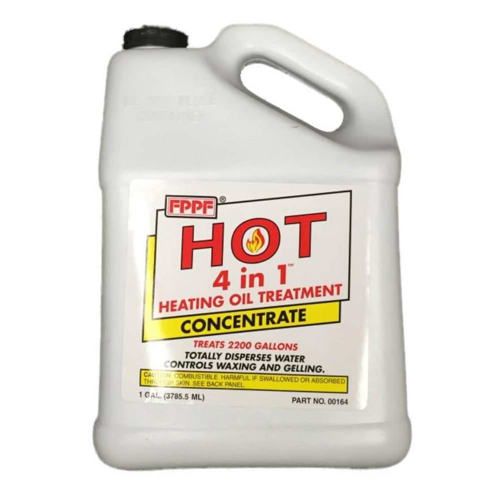 FPPF 90164 HOT 4in1 Fuel Oil Heating Oil Treatment 1 Gallon Bottle