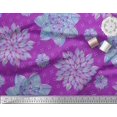thumbnail image 3 of Soimoi Purple Moss Georgette Fabric Artistic Floral Printed Craft Fabric by the Yard 42 Inch Wide, 3 of 3
