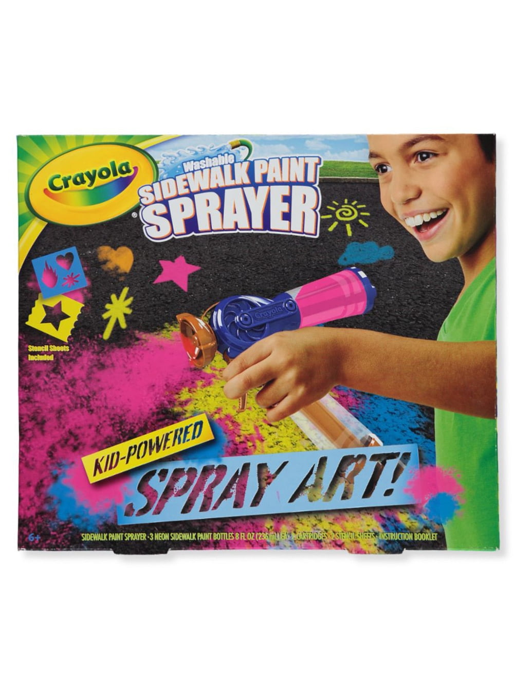 Crayola Washable Sidewalk Paint Sprayer Set
