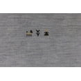 thumbnail image 5 of Greige Tribal 8X8 Gabbeh Modern Square Rug, 5 of 11
