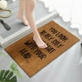 thumbnail image 5 of Dmlowu Christmas Doormat, Quicker Dry Christmas Bathroom Rugs, Letter Print Christmas Front Door Mat, Comfortable Rug for Bathroom Bedroom, 18x24" Non Slip Christmas Welcome Mat, 5 of 6