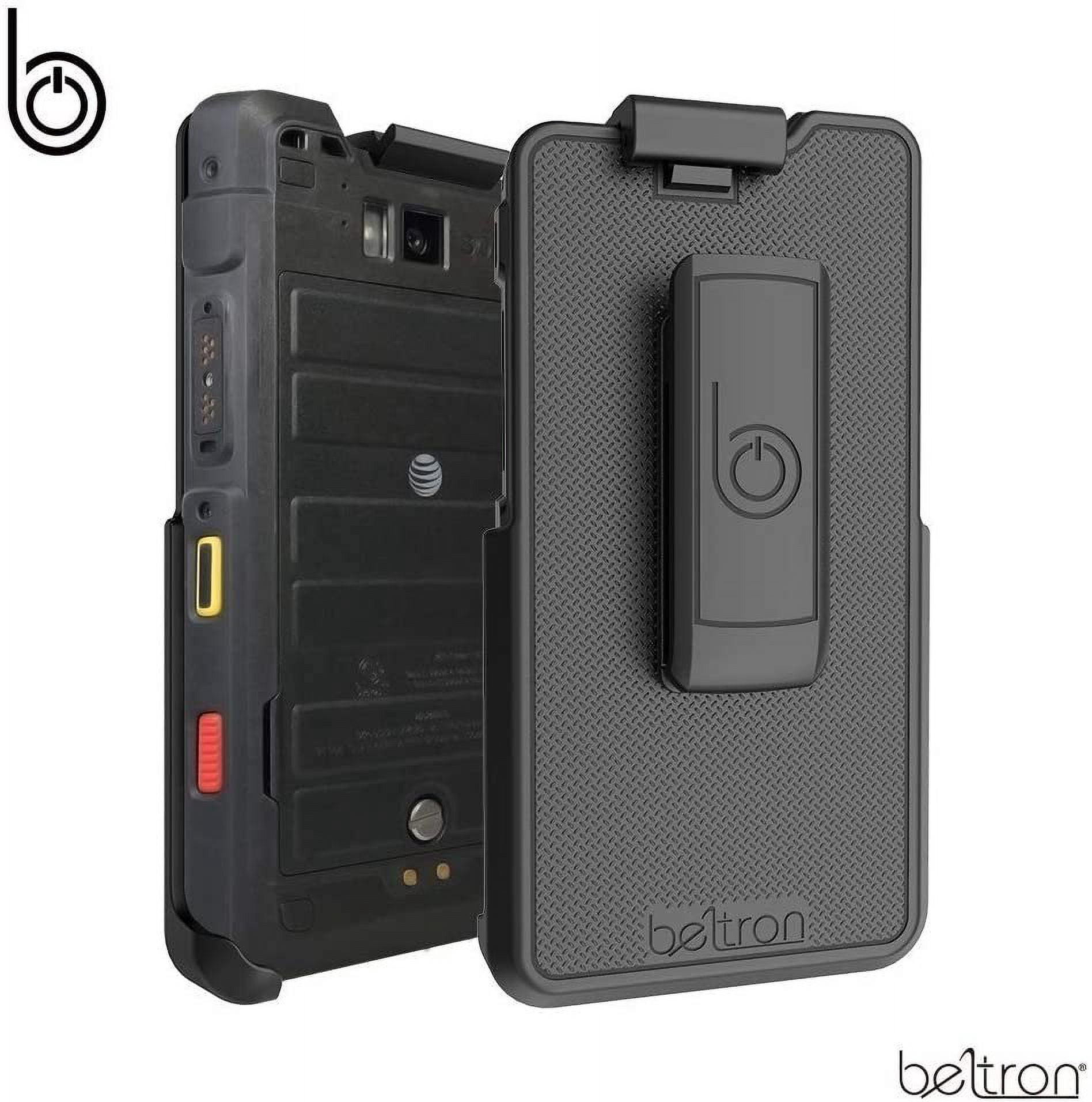 BELTRON Heavy Duty Belt Clip Holster for Sonim XP8 AT&T FirstNet Sprint Verizon XP8800 with Quick Release Latch & Durable Rotating Belt Clip Industrial Strength Supports 2.25" Duty Belt
