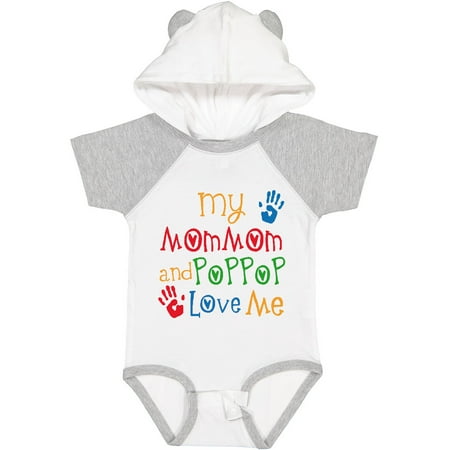 

Inktastic MomMom and PopPop Love Me Gift Baby Boy or Baby Girl Bodysuit