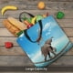 thumbnail image 5 of Fotbe Elephant Giraffe Bolsa Tote con Estampado para Mujer, Bolsos con Cremallera, Bolsa de Hombro Casual de Gran Capacidad con Bolsillos Internos, 5 of 7