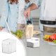 thumbnail image 5 of Contenedor de almacenamiento sellado de grado alimenticio | Tarro de plástico transparente para cereales, productos secos, leche en polvo, granos de café, caramelos | Diseño apilable | Cuchara, 5 of 5