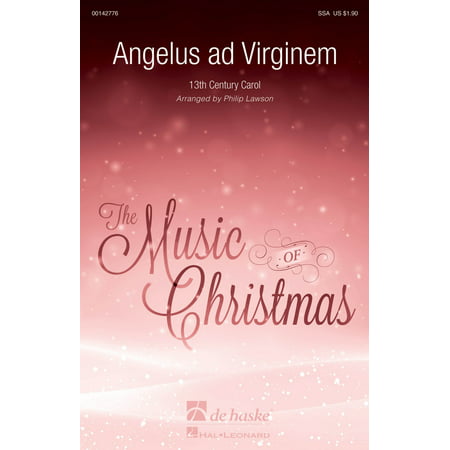 De Haske Music Angelus ad Virginem SSA arranged by Philip