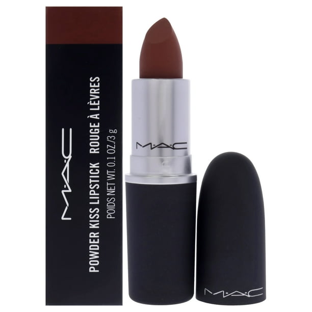 Lápiz labial Powder Kiss - 925 Marrakesh-Mere de MAC para mujeres - Lápiz labial de 0.1 oz