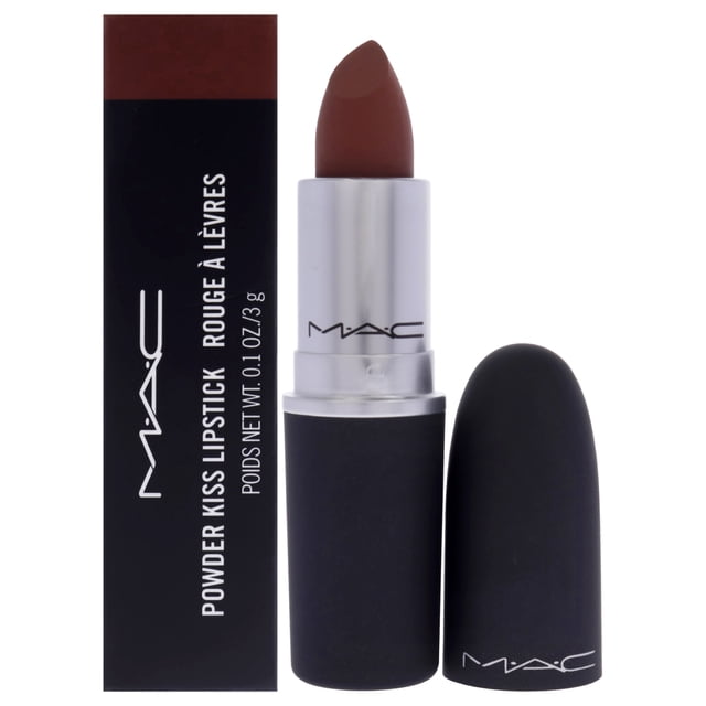 Lápiz labial Powder Kiss - 925 Marrakesh-Mere de MAC para mujeres - Lápiz labial de 0.1 oz