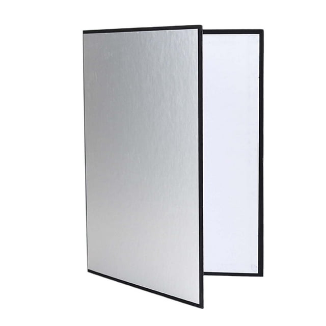 Wisewang 3 in 1 Light Reflector Multifunction 42 x 30cm for Photography Photo Product Argent