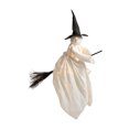 thumbnail image 5 of Doorway Figure Decor Halloween Non-Woven Witch Hat Broom Display for Home, 5 of 9