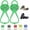 Green, variant on Non Slip Gripper Spikes 2026 New 5-Claw Silicone Ice Traction Cleats, Universal Anti-Slip Snow Grips for Hiking Walking Climbing Fishing Shoes
