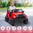 thumbnail image 6 of Zimtown 12V Kids Ride On Truck Car w/Parent Remote Control, LED Lights - Red, 6 of 7
