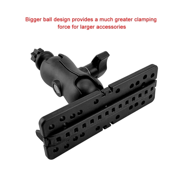Base de Support de Localisateur de Poissons Rotation à 360 Degrés Sphérique pour Kayak Marin Électronique Léger et Haute Résistance Compatible avec Multiples Séries GPSMAP et Striker