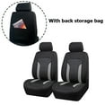 thumbnail image 6 of Autoking Cover Universal Mesh Car Seat Cover Set Voiture Accessories Interior Unisex Fit Most Car SUV Track Van With Zipper Airbag Compatible Gray, 6 of 6