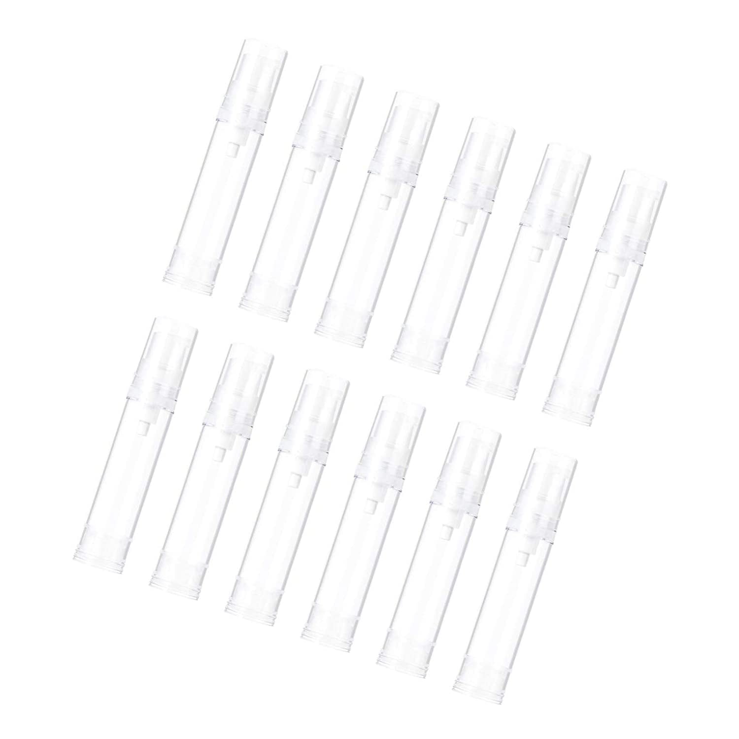Travel Shampoo Bottles 12pcs Mini Empty Spray Bottles Plastic Clear