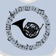 thumbnail image 4 of Inktastic French Horn Music Boys or Girls Baby Bib, 4 of 4