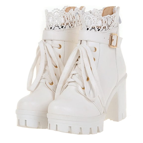 Raindrops 1 Pair of Delicate Women Autumn Winter Heels Exquisite Female Short Boots