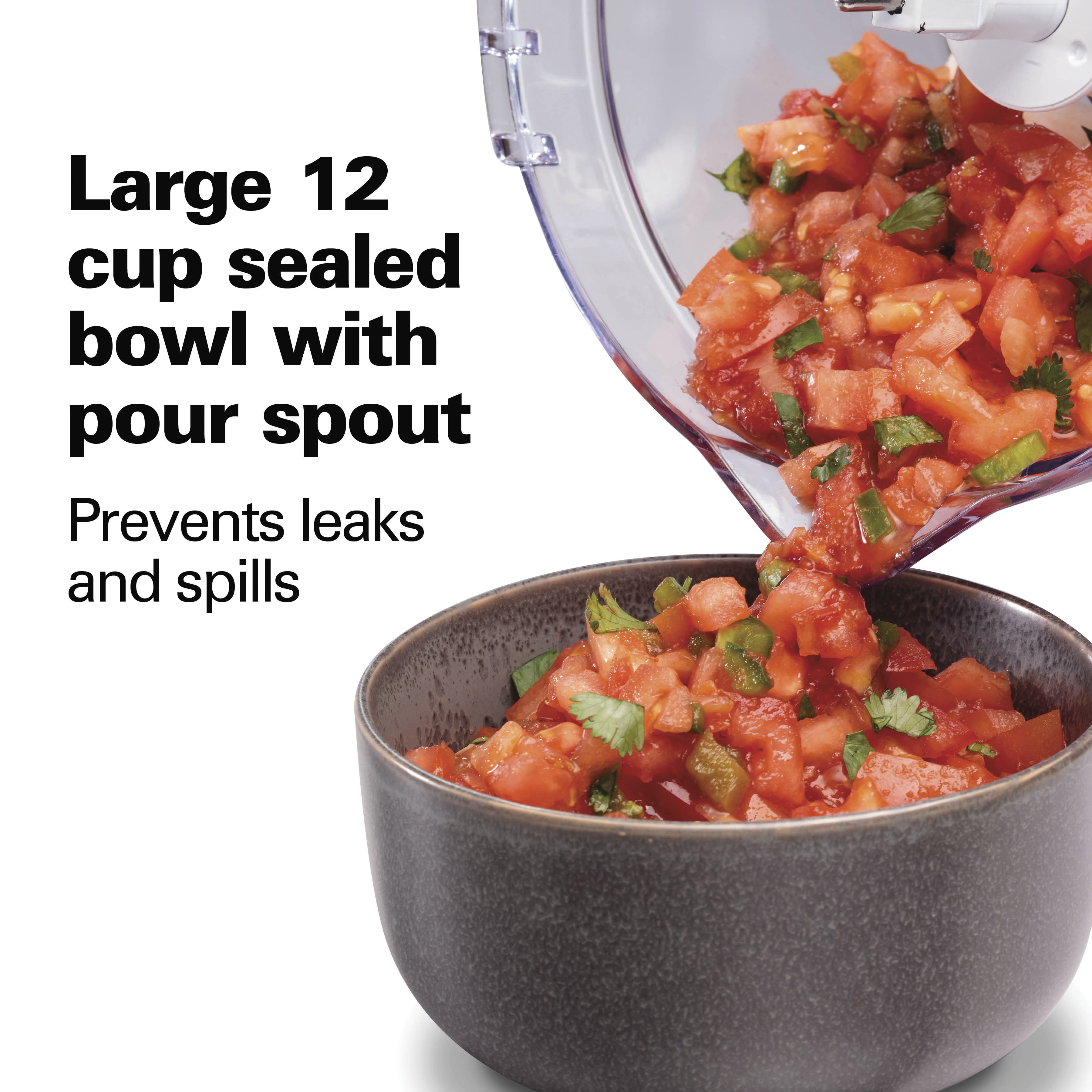 Hamilton Beach Stack & Snap Food Processor, 12 Cup Capacity, 70729 - 2