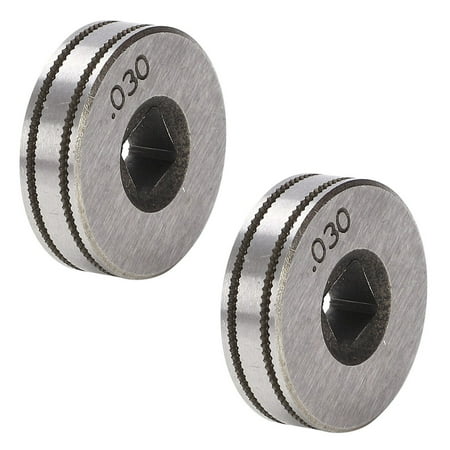 

2X Mig Welder Wire Feed Drive Roller Roll Wheel Kit 25mm Diameter 0.8-0.9mm/.030 Inch-.035 Inch