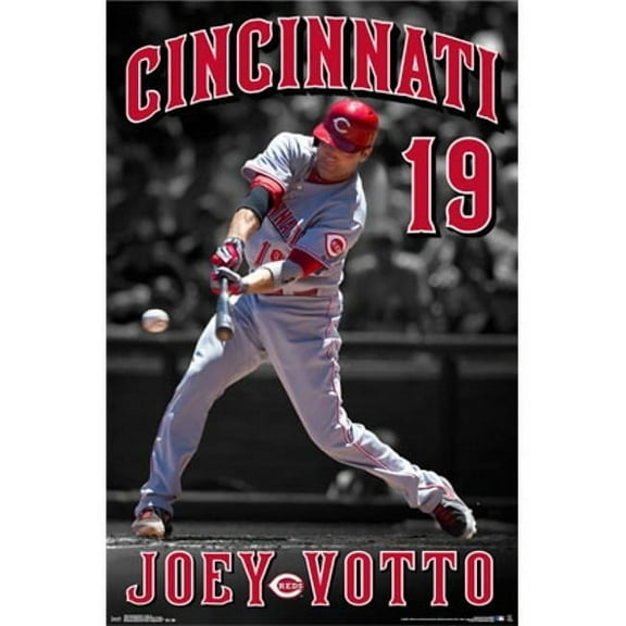 Posterazzi TIARP13995 Cincinnati Reds - Joey Votto 2015 Poster Print - 22 x 34 in.