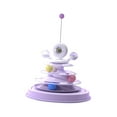 thumbnail image 2 of Milaget Cat Toy Roller Funny Puzzle Toy Circular Track 3 Layer for Kitten Cat Teaser Violet, 2 of 9