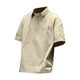 thumbnail image 2 of Camisa de manga corta para hombre, camiseta informal, ropa de calle, camisa cargo elegante. SG, 2 of 7
