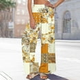 thumbnail image 6 of TMOYZQ Palazzo Pants for Women 2025, Elastic High Waisted Boho Casual Loose Wide Leg Pants Plus Size Print Baggy Lounge Trouser Pants on Clearance, 6 of 6