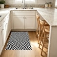 thumbnail image 4 of 23"x15" Washable Entryway Rug, Woven Boho Indoor Front Door Mat, Pet Friendly Neutral Farmhouse Accent Throw Rug for Kitchen & Bedroom, 4 of 6