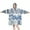 Blue Chevron Geometric, variant on Wearable Oversized Blanket,Blue Ethnic Bird Pattern Wearable Blanket Hoodie for Adults,Cozy Hooded Blankets with Super Pockets,Super Warm Fuzzy Pullover for Women & Men