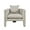Oyster, variant on Jofran Adley Modern Upholstered Vintage Accent Armchair with Pillow