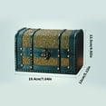 thumbnail image 5 of AOOOWER Vintage Wooden Keepsakes Box With Locking Lid Storage Container For Jewelry Storage And Decorative Home Use, 5 of 18