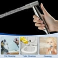 thumbnail image 5 of Uxcell Bidet Sprayer for Toilet, Handheld Jet Sprayer Kit Faucets for Bidet Toilet, Bathroom and Personal Cleaning Silver, 5 of 6